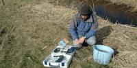 Water analysis along the Canal V. 